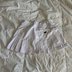 Sobrisah White Pleated Tennis Skirt 2XS Athletic Mini Skort 12"